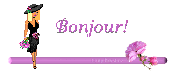 Section court message en image Doll-bonjour