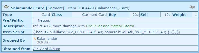 Underrated Garment Cards Salamander