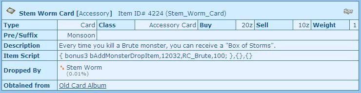 Cards Needed For Getting Your Supply StemWorm