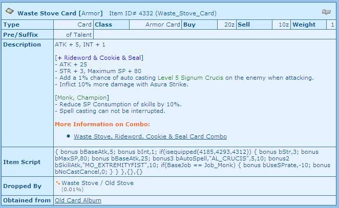 Underrated Armor Cards  WasteStove