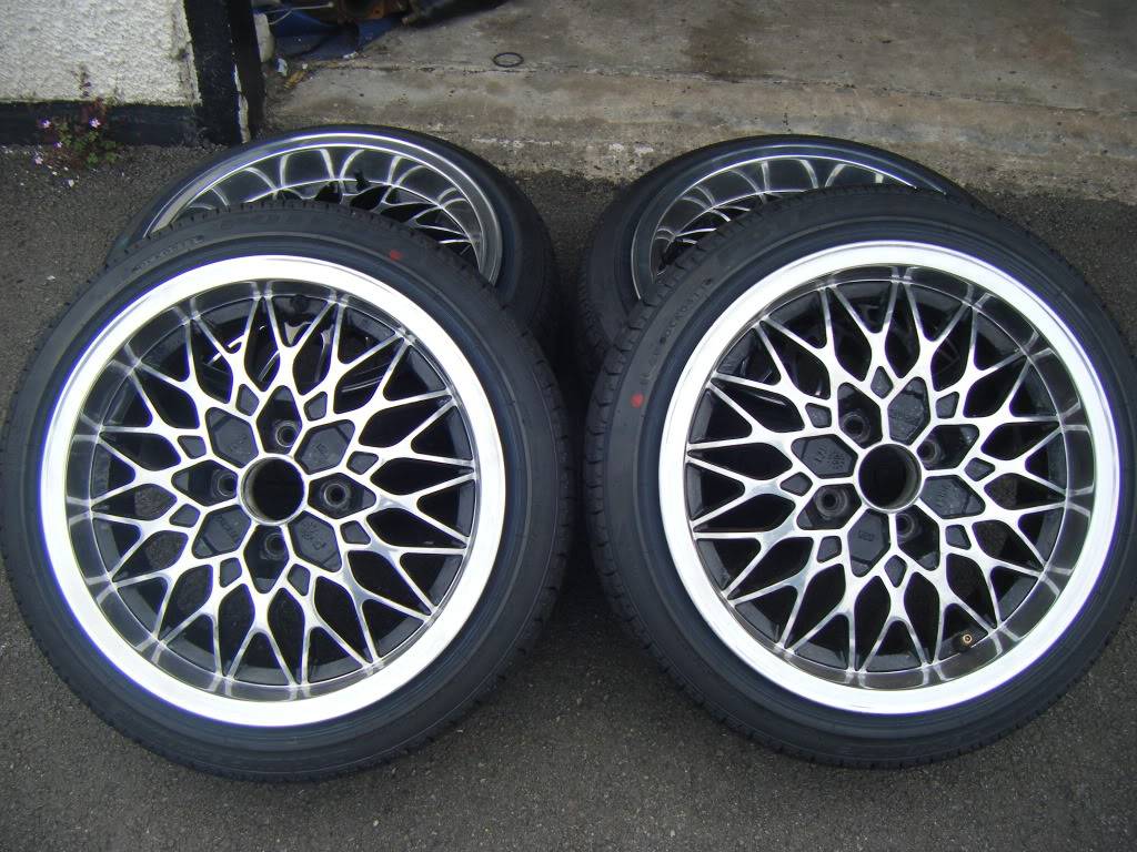 Very rare 80's Exip mesh rims 4x100 - 15x7J - ET25 DSCF2078