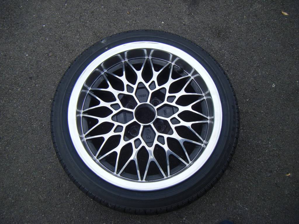 Very rare 80's Exip mesh rims 4x100 - 15x7J - ET25 DSCF2083