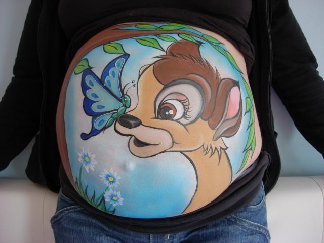 Bambi Belly painting.... DSCN0574_zps9dcde126