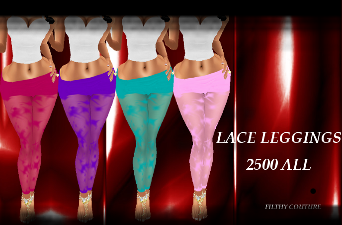 FILTHY COUTURE SHOP {NEW FILES} LACELEGGINGS