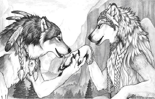 Lunar Wolf Tribe- Approved Pictures and Species Werewolves