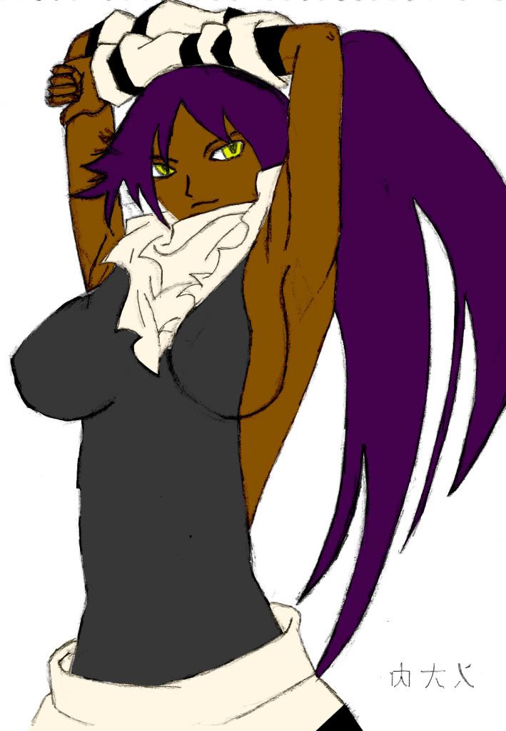 .::fan art::. Yoruichi-chan