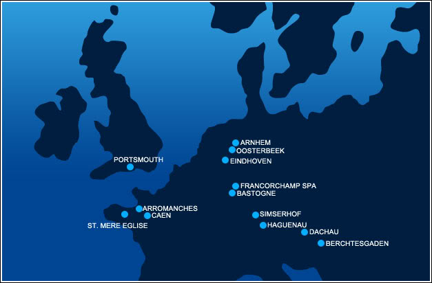 Provisional Itinerary for the H4H European 4x4 Rally 2010 H4h_rally_map_square