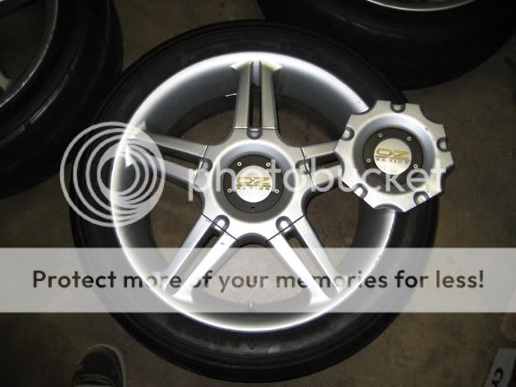 OZ 17x7&1/2 - 4x114 Wheels Low price! Wheelcover