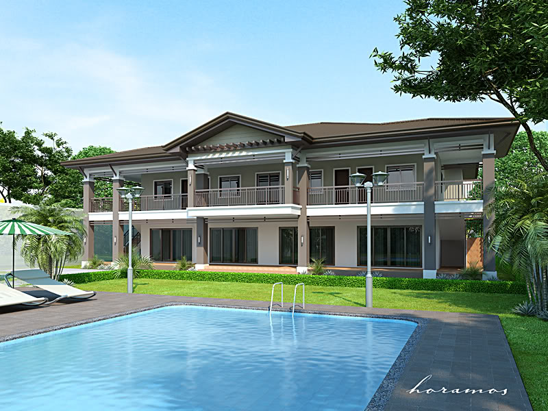 exterior render Poolview