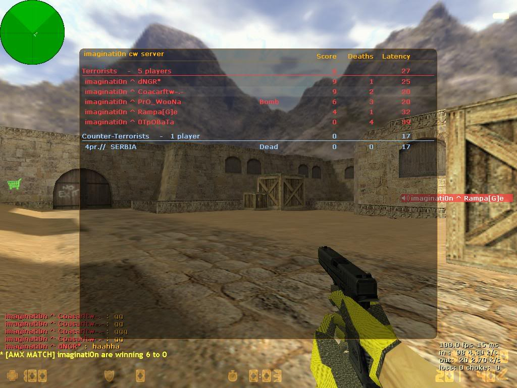 imaginati0n vs 4pr.// 16 : 0 De_dust20031