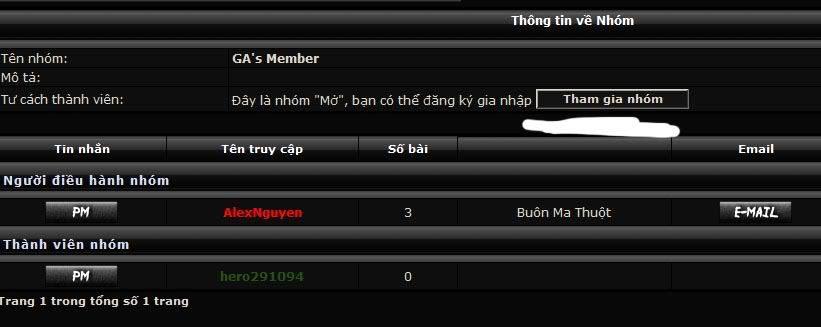 Cách tham gia vào nhóm GA's Member Ga3
