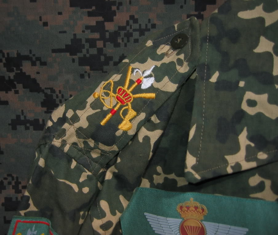 Rare Spanish fleck camo uniform IMG_5106