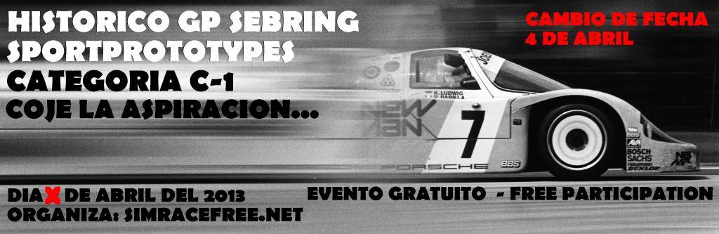 Open Event historic GP Sebring Sportprototipes - new date 4 April 2013 Sebring02