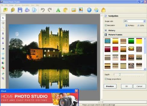 برنامج التعديل فى الصور الخرافى مع السيريال Home Photo Studio 2.25 بتحميل مباشر  HomePhotoStudio225