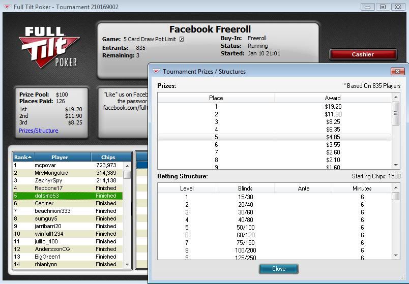 Final Table at Tilt Facebook $100 5 Card Draw 01-10-11 FinalTableatTiltFacebook100PL5CardDraw01-10-11