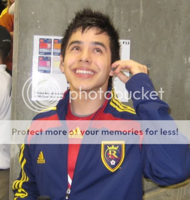 [June 6th, 2009] At RSL game DavidatRioTintotunnel