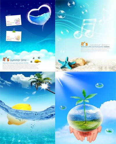 ملفات مفتوحة المصدر PSD- ASADAL Summer PSD templates  99790_11251753612