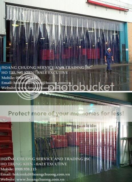 Màn nhựa PVC Deltaflex - Rèm cửa công nghiệp - PVC Strips Curtain (Màn nhựa PVC số 1) MANNHUAPVCSTRIPDOOR001