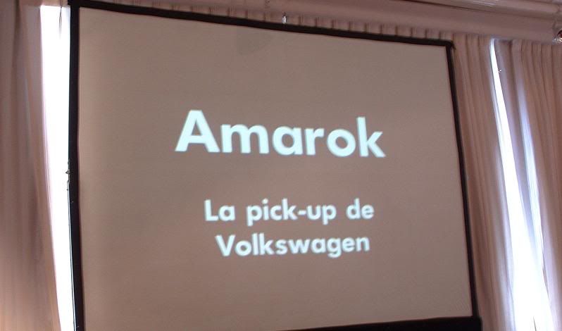 Primicia: la pick-up VW se llamar Amarok AMAROK