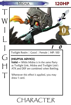 Start of the TCG of Heroes Keep! Midna