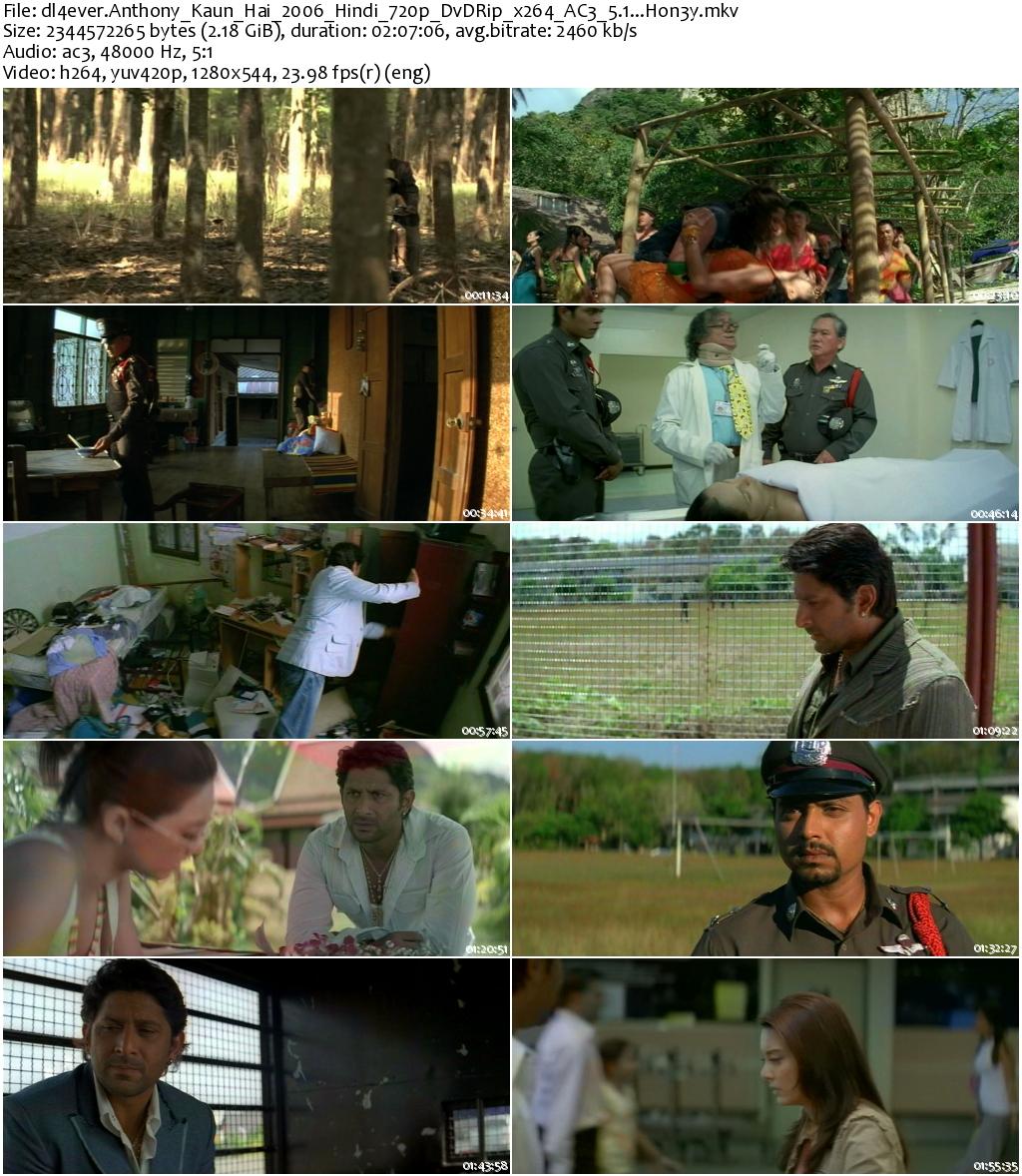 Anthony Kaun Hai (2006) (Hindi) 720p DvDRip x264 AC3 5 1-Hon3y 66f44226485ffa64e663bab36f3e2224