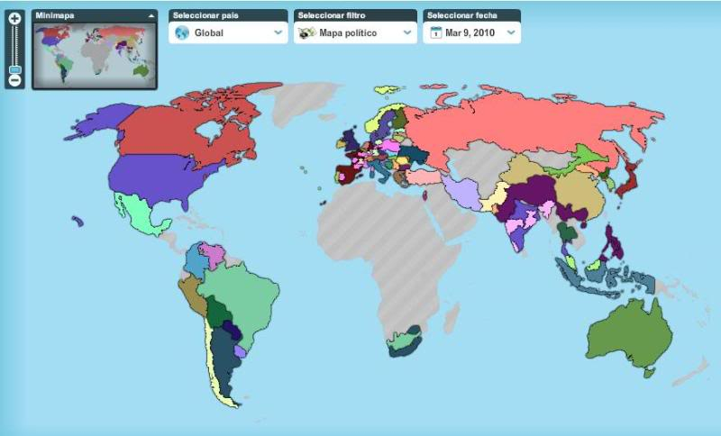 Juego online de guerra, estrategia, politica, economia con paises RL MapaeR