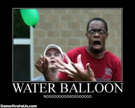 (De)motivationals Water-balloon