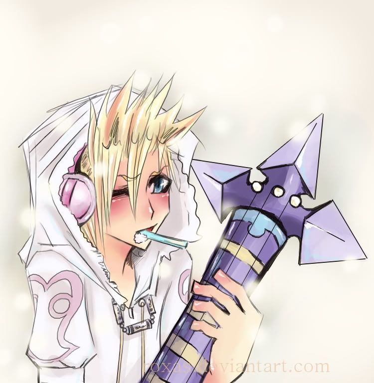 ¡Demyx Sinapellido con su vuvuzela parlante! Demyx_by_Roxas