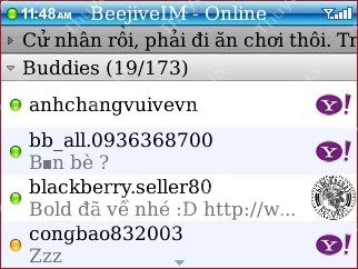 Jive Talk – Chương trình Chat hay nhất cho BlackBerry Jivetalk2