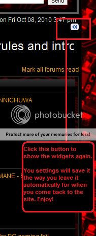 Tutorial: Hide the Widgets on the forum HideButton2