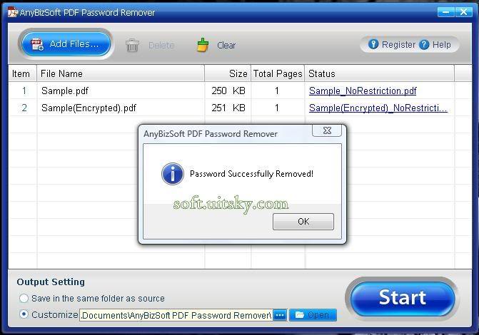 AnyBizSoft PDF Password Remover 1.0.1.10 Full Pdfremover3_01