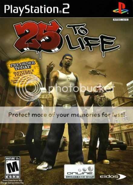 (PS2) 25 to Life (NTSC-U) 25front-1