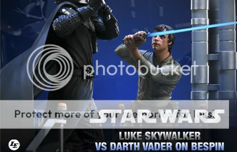 [Sideshow] 'I Am Your Father' – Luke Skywalker VS Darth Vader on Bespin Polystone Diorama Portal445