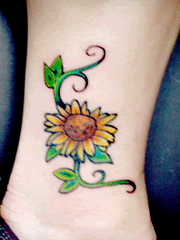 Flower tattoo Pictures, Images and Photos