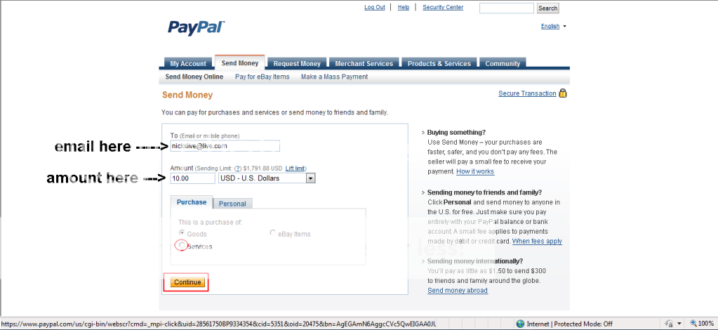 How to Donate to Someone on Paypal 3-1