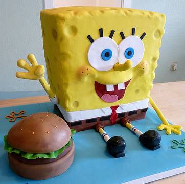 HAPPY BIRTHDAY LINNIE! Spongebobcake