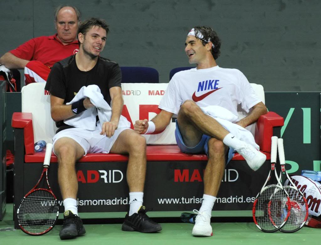 Stanislas Wawrinka y Roger Federer Roger134