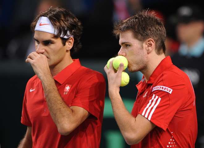 Stanislas Wawrinka y Roger Federer RogeryWavrinka