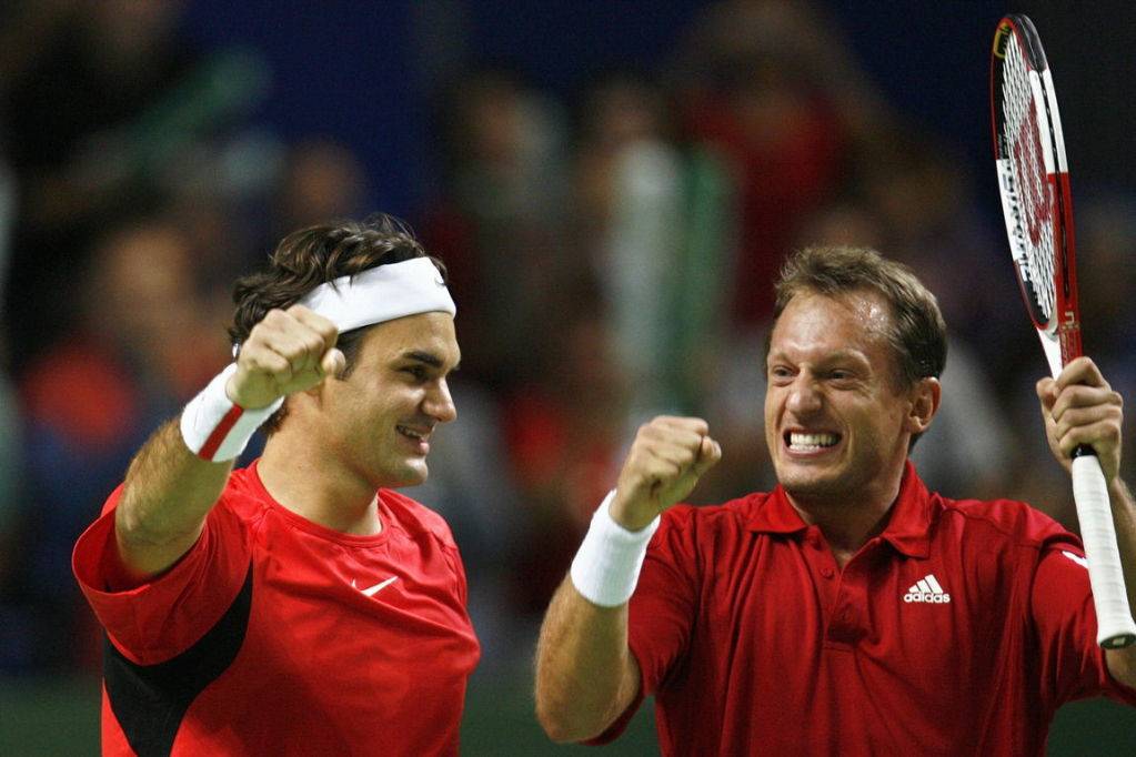 Roger e Yves Allegro. DavisCup2006-118