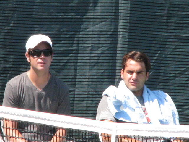 Roger y Severin Lüthi Montreal090812practice06