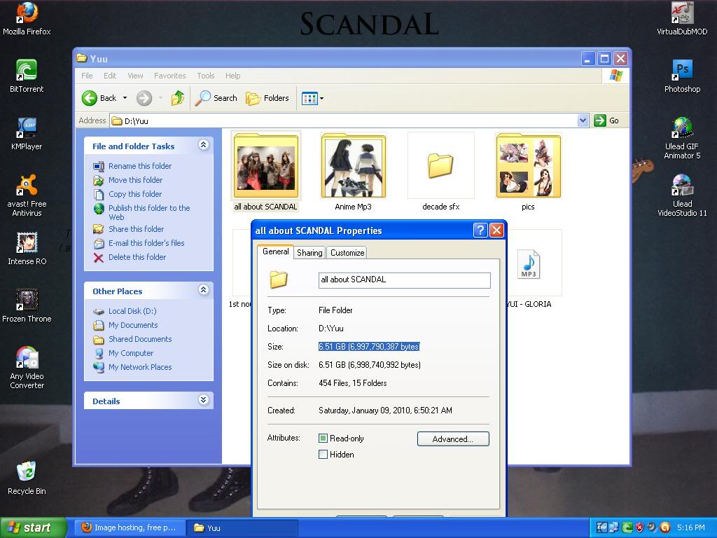 SCANDAL invading your hard disk =) - Page 3 Desk