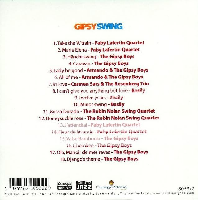 Dutch Jazz Coll CD7 - Gipsy Swing CD7-GipsySwingback