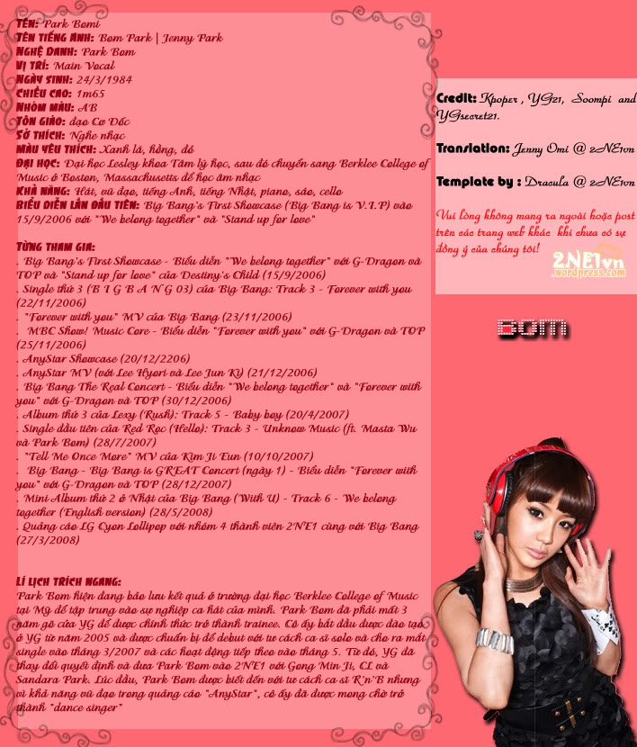 [Official Thread] 2NE1 - Chào mừng đến sòng bài YG.Let's Play Blackjack and Don't Touch our girls Bom11