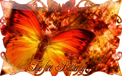 Cration Photoshop. The_fire_butterfly1