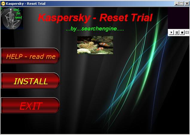 [Hướng dẫn] Sử dụng Kaspersky - Reset Trial để crack cho Kaspersky Kis2