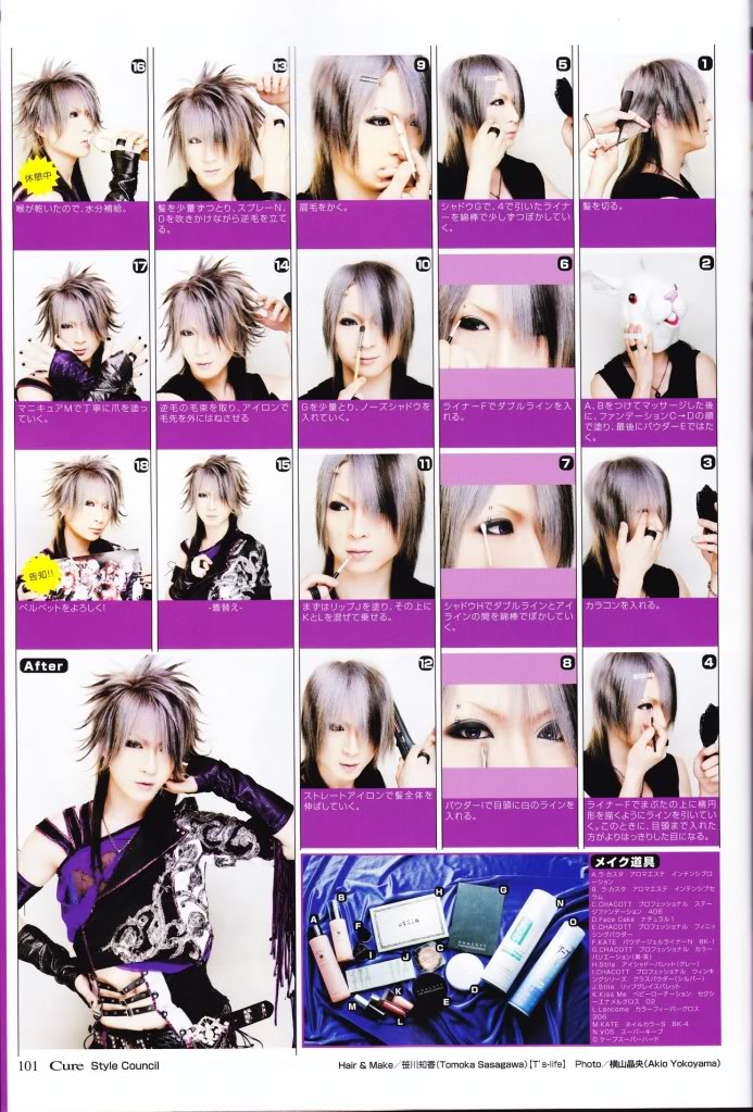 Visual Kei: Maquillaje Kirari_velbet_