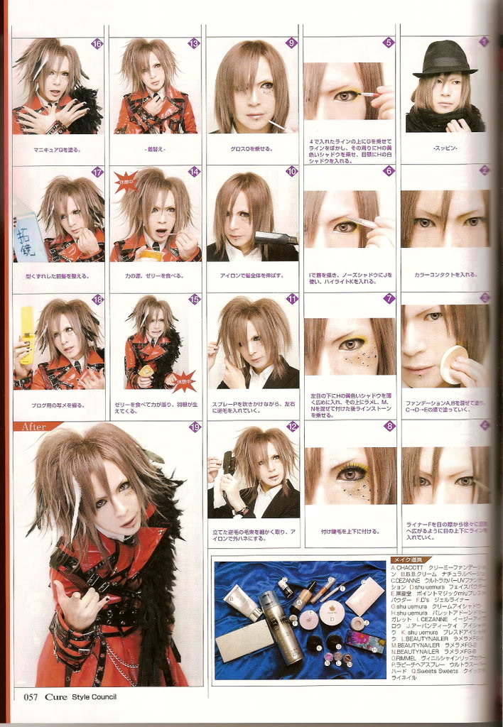 Visual Kei: Maquillaje Taku_heiseiishin_