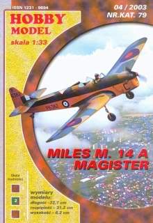 Máy Bay Hobby-Tổng hợp-No Pass Nguồn mohinhgiay.net HobbyModelMilesM14AMagister01cover