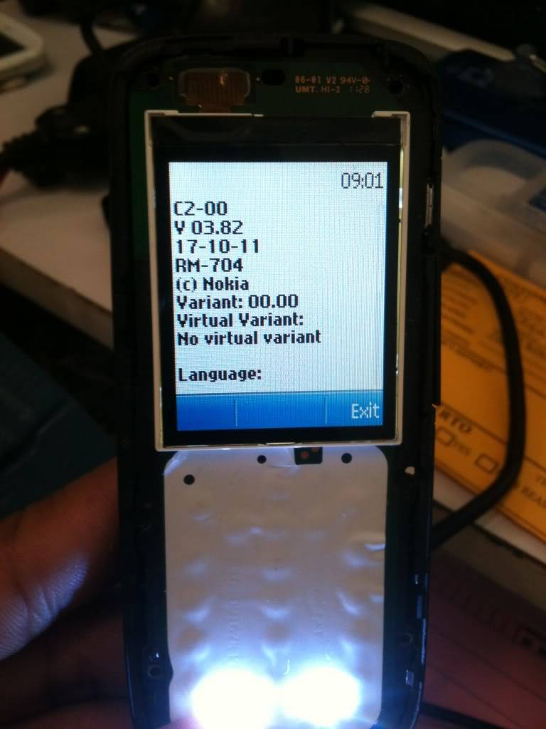 Nokia C2-00  White screen water damage Done sa flashing. C2-00