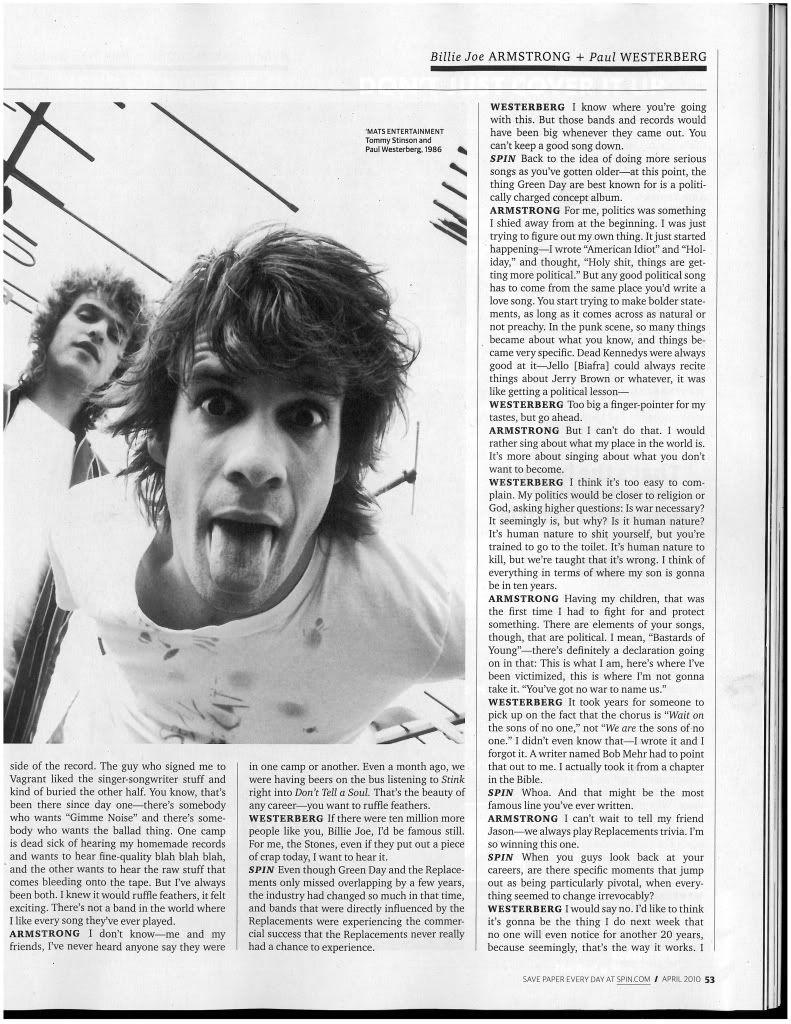 Entrevista a Billie Joe y Paul Westerberg (Traducción) Page61